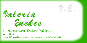 valeria enekes business card